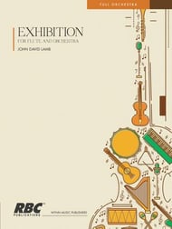 Exhibition for Flute and Orchestra Orchestra sheet music cover